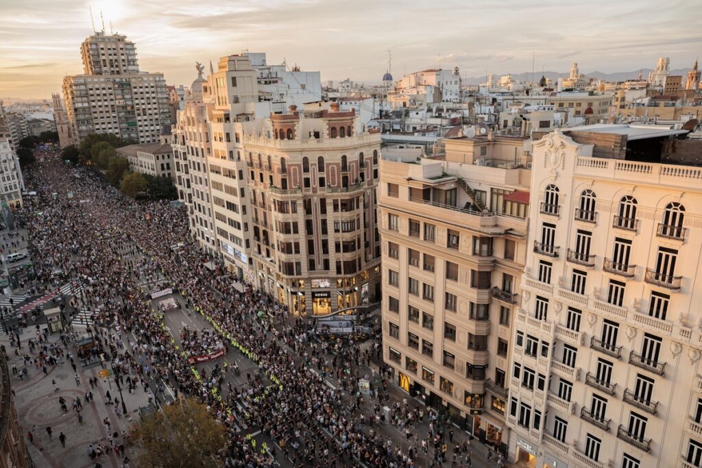 proteste alluvione valencia