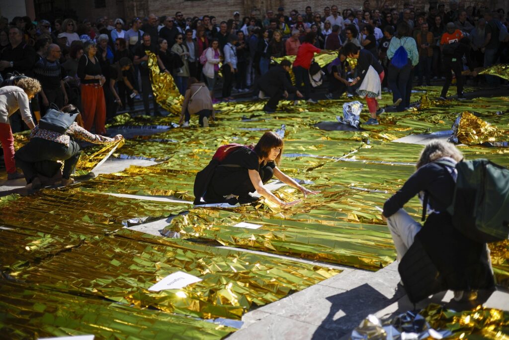 Proteste alluvione valencia