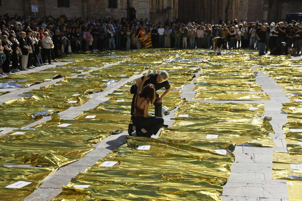 Proteste alluvione valencia