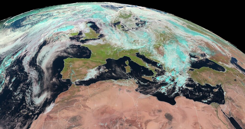 satellite italia 6 ottobre 2025