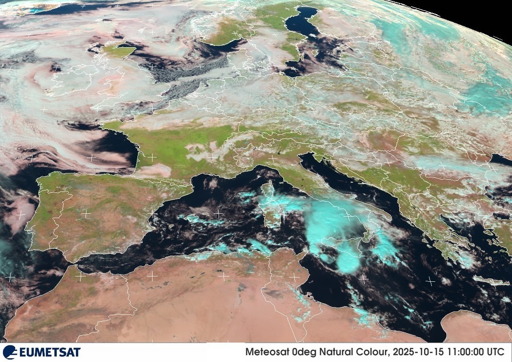 satellite meteo 15 ottobre 2025