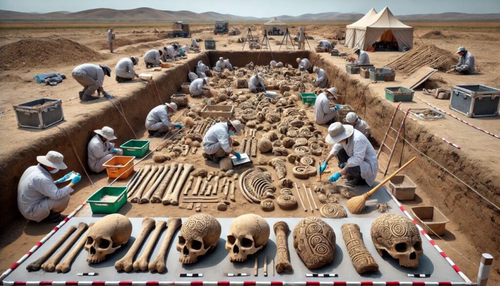 scavo archeologico cina