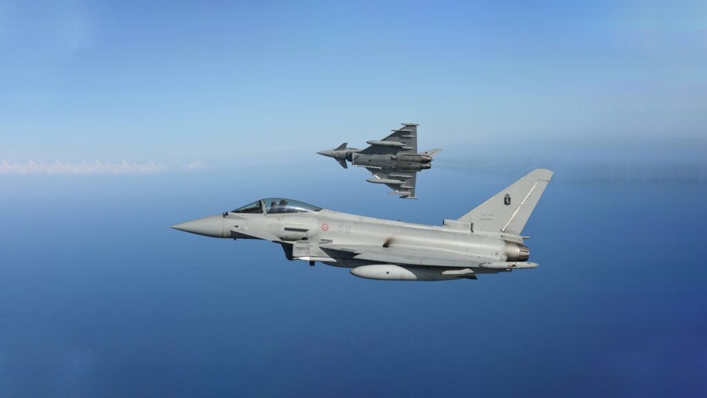 scramble caccia Eurofighter