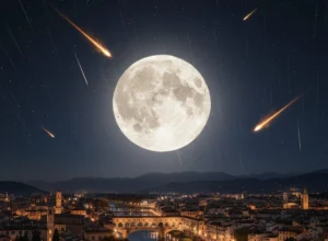 superluna stelle cadenti bolidi