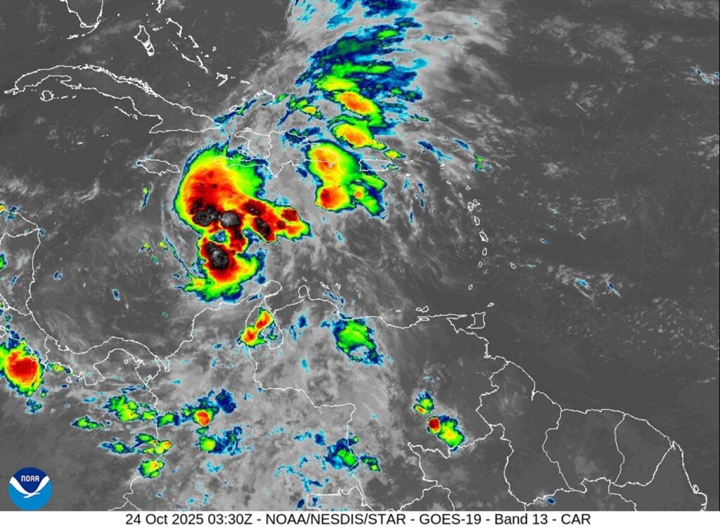 tempesta tropicale melissa uragano caraibi
