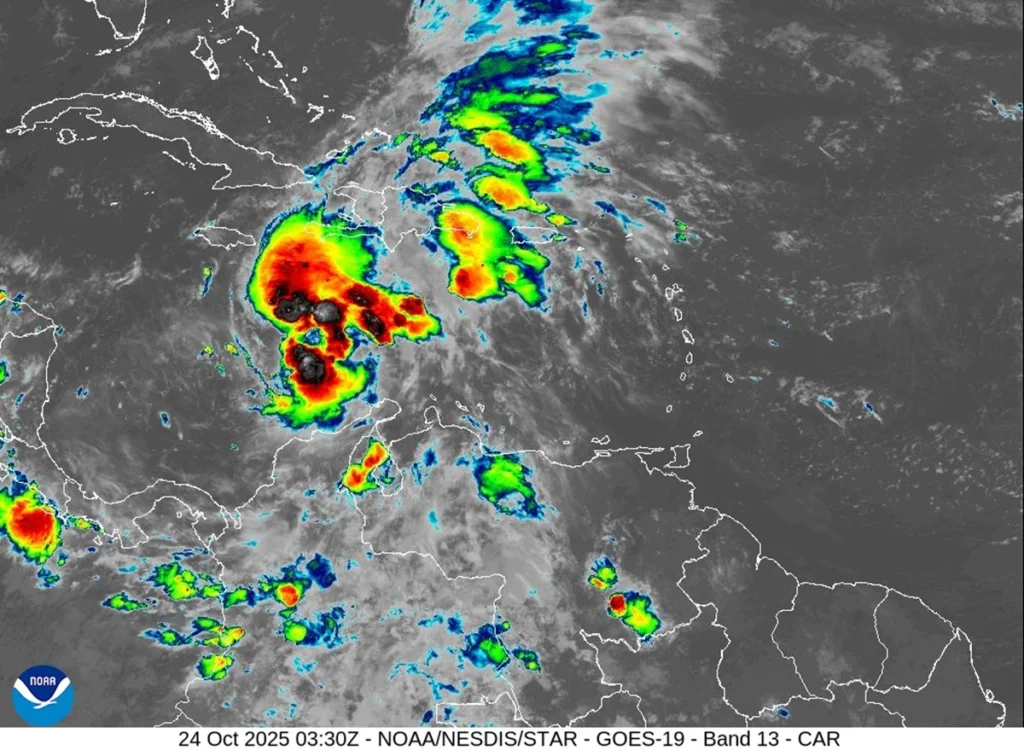 tempesta tropicale melissa uragano caraibi