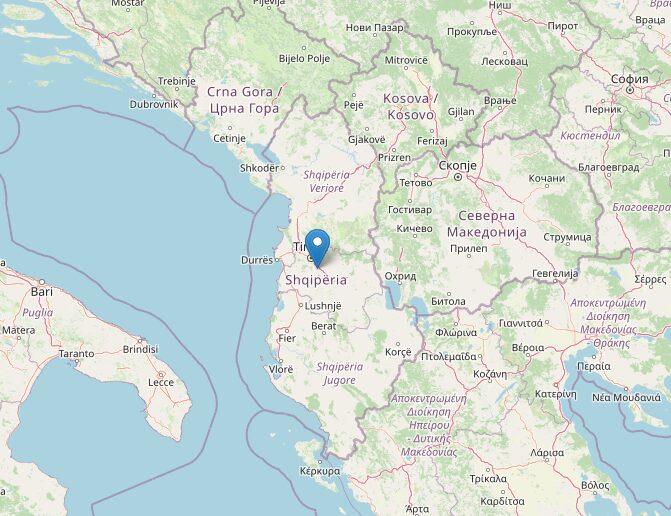 terremoto albania tirana