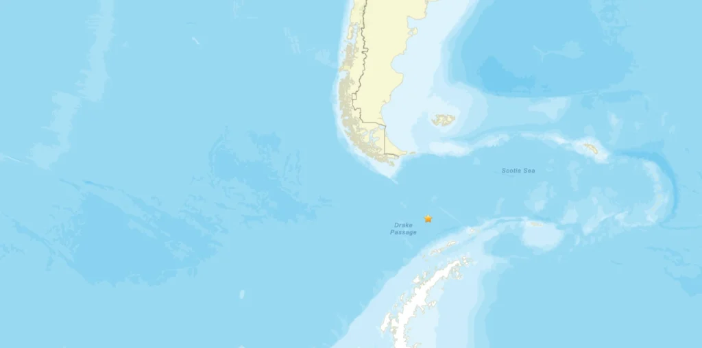 terremoto canale di drake