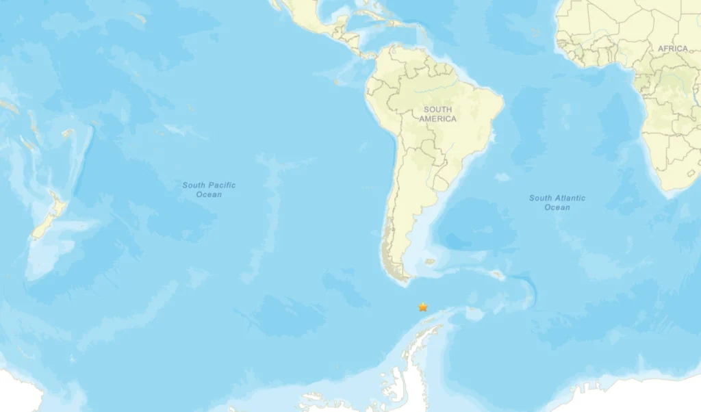 terremoto canale di drake