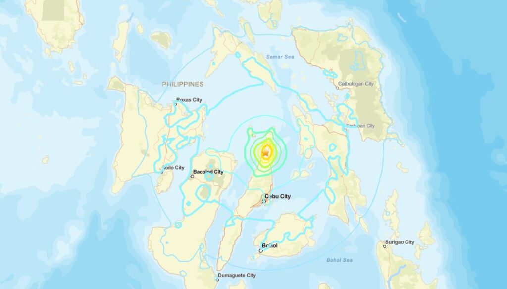 terremoto cebu filippine