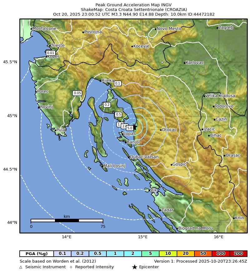 terremoto croazia