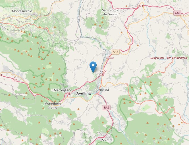 terremoto oggi campania avellino