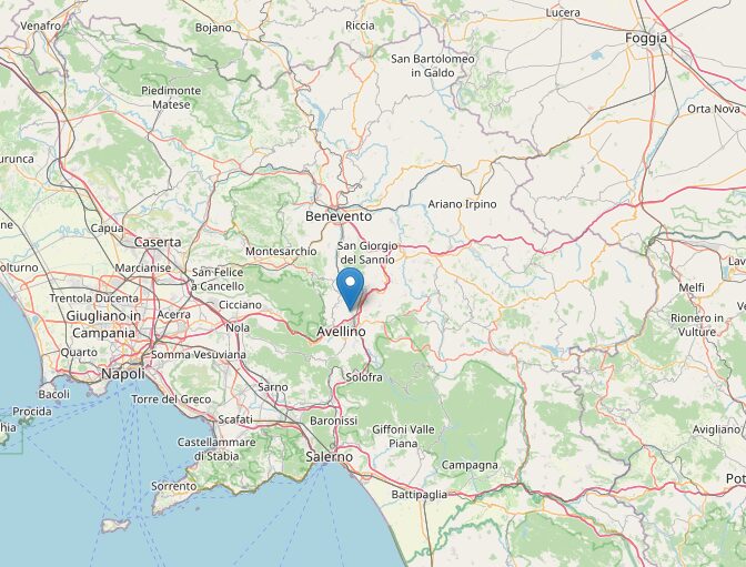 terremoto oggi campania avellino