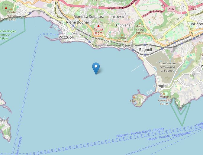 terremoto oggi campi flegrei pozzuoli