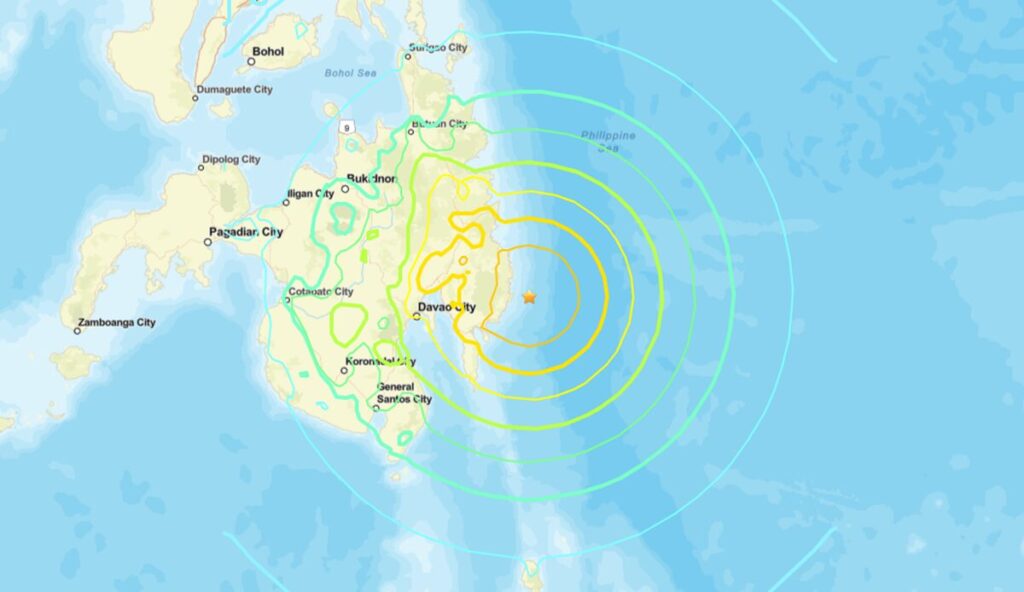 terremoto oggi filippine