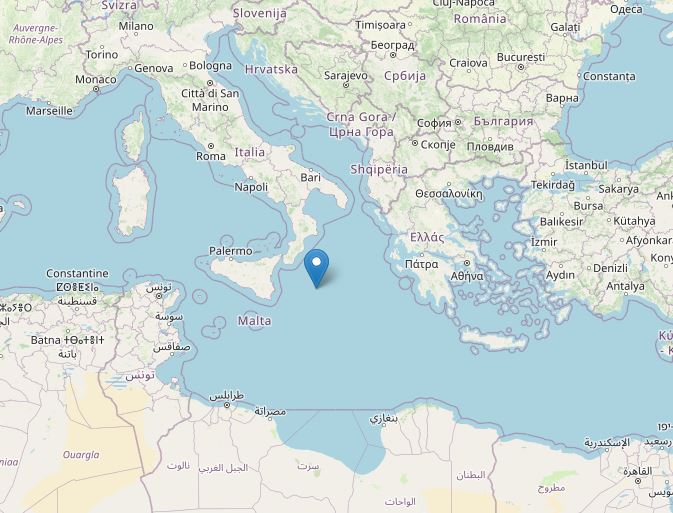 terremoto oggi ionio sicilia calabria
