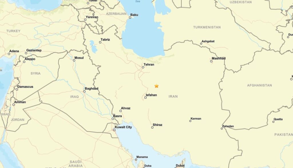 terremoto oggi iran