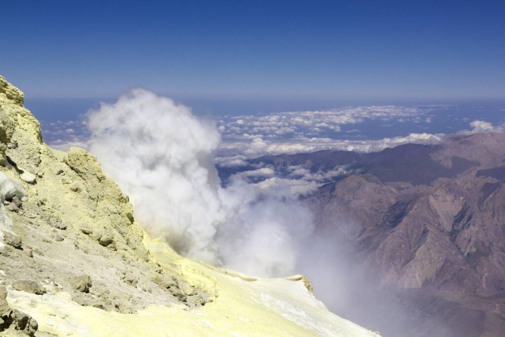 vulcano taftan iran