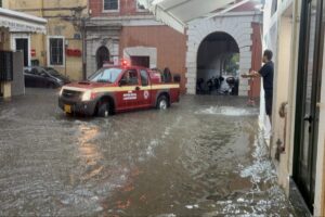 Alluvione Corfù Grecia