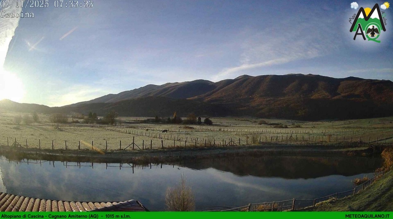 Webcam Altopiano di Cascina - fonte Meteo Aquilano