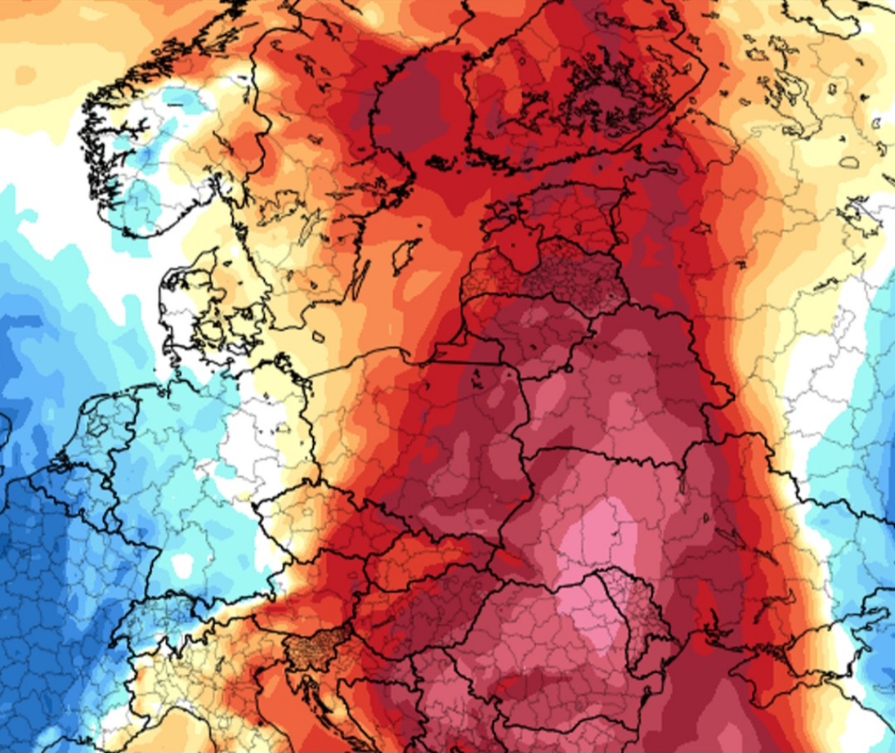 Caldo anomalo Finlandia 