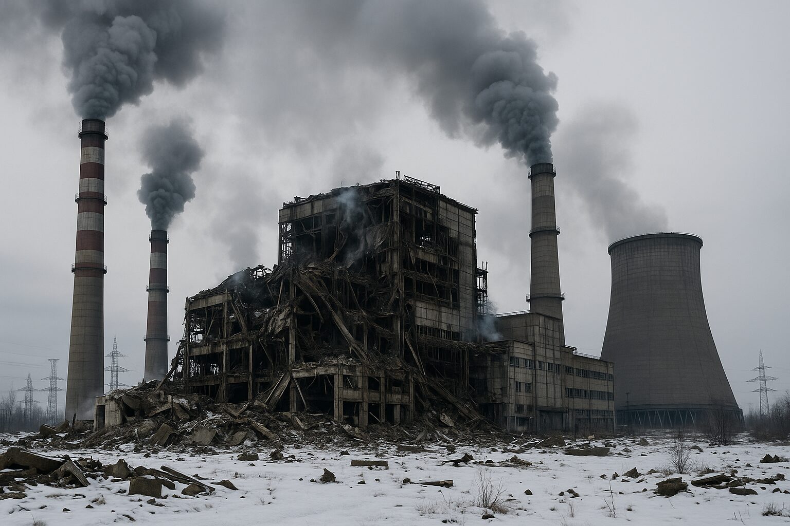 Ucraina: attacco russo mette fuori uso tutte le centrali termoelettriche