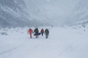 Cile tempesta neve
