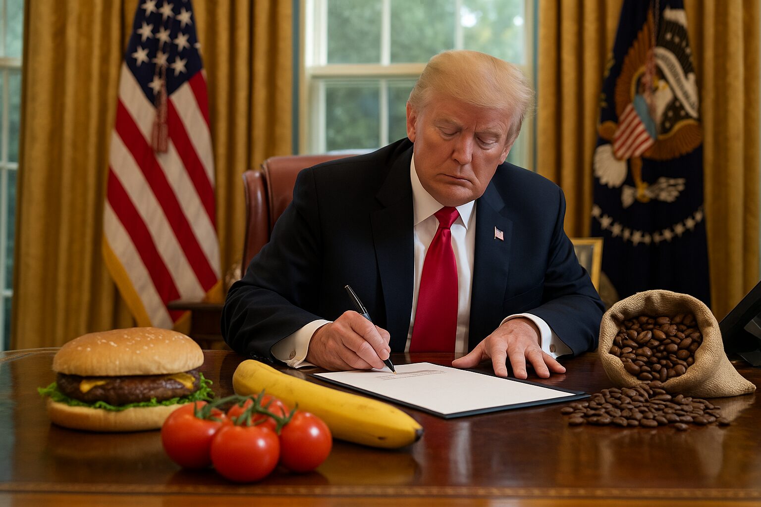 Trump taglia le tariffe agricole e smonta le polemiche sulla pasta italiana