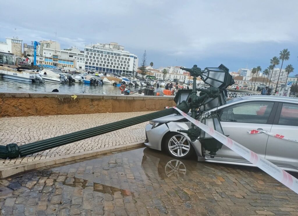 Downburst Faro Portogallo