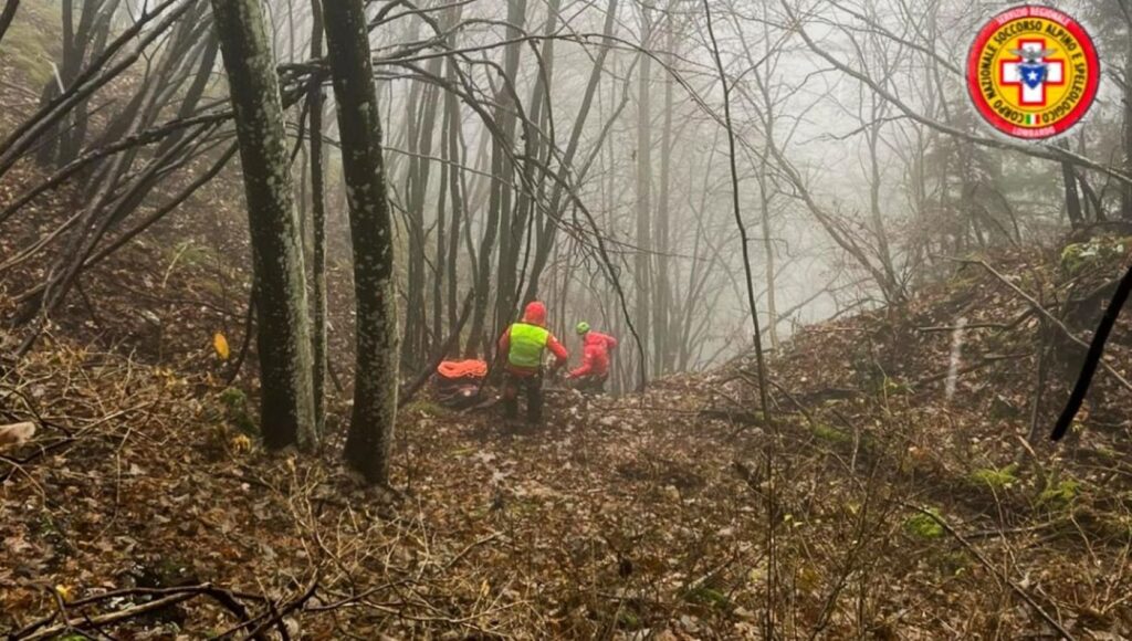 Escursionista soccorso Alpino