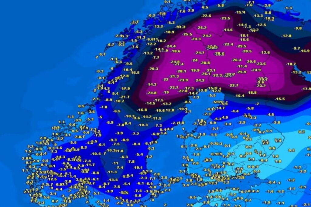 Gelo Scandinavia 17 novembre