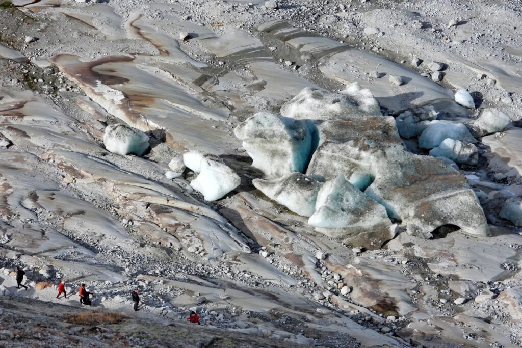 Ghiacciai in sofferenza Svizzera