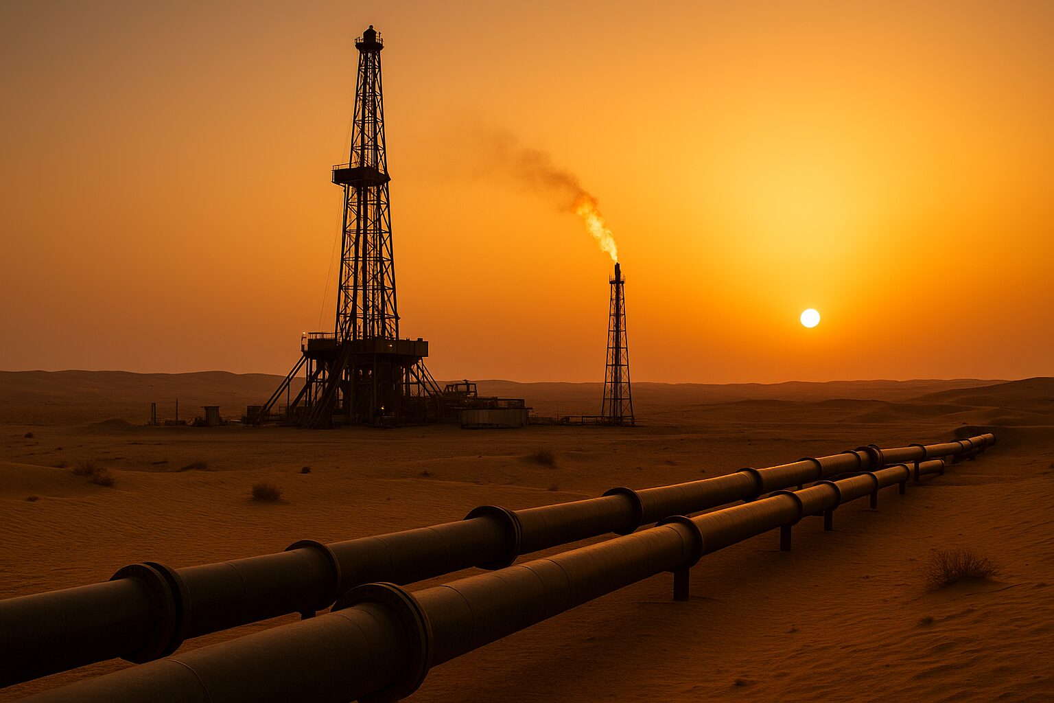 Boom energetico: scoperto un mega giacimento di gas nel deserto!