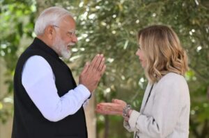 Giorgia Meloni Narendra Modi