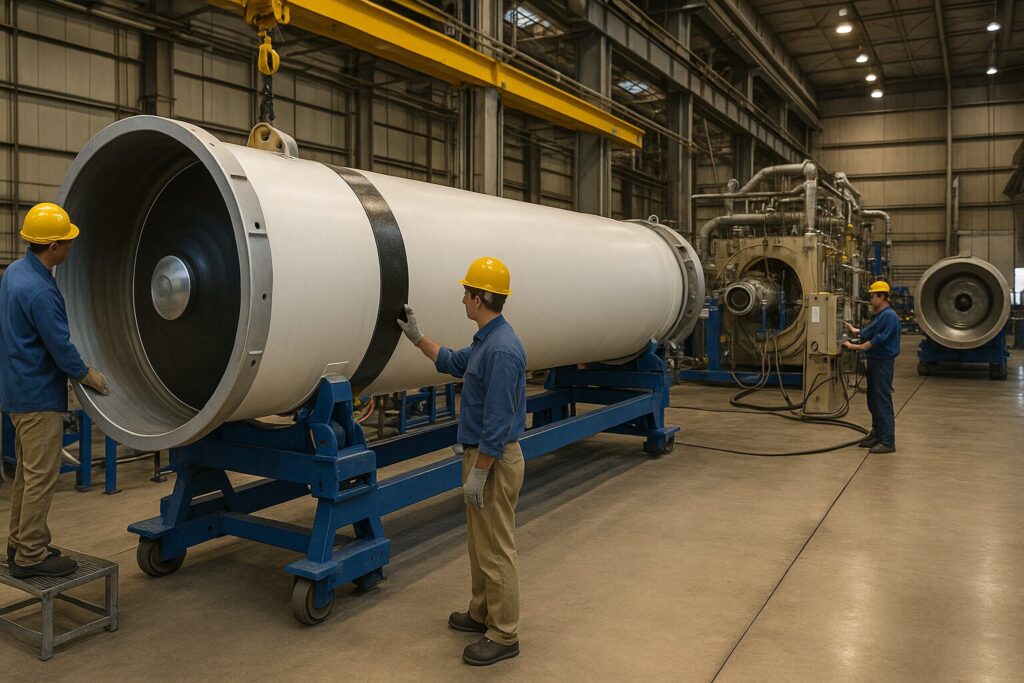 Impianto motori a propellente solido
