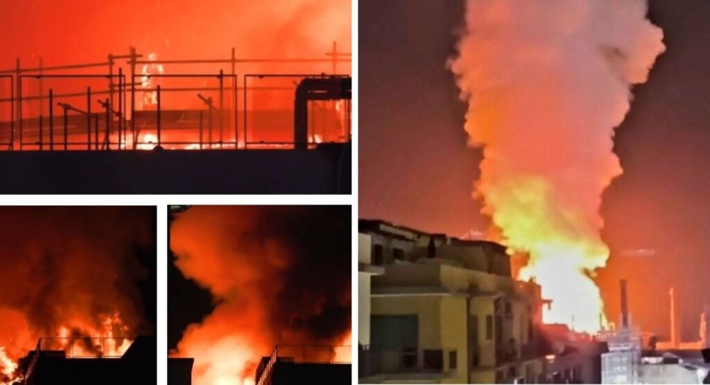Incendio Catania