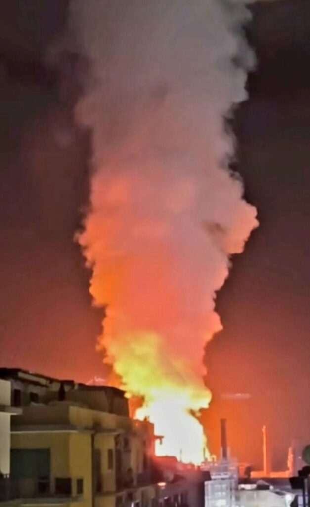 Incendio Catania