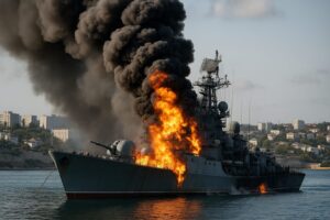 Incendio nave