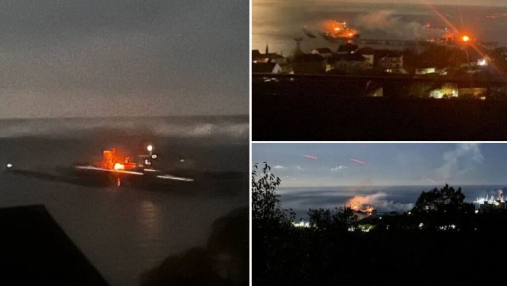 Incendio petroliera Russia