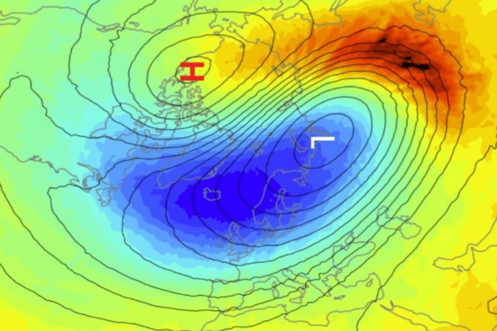 Inverno 2025-2026 vortice polare