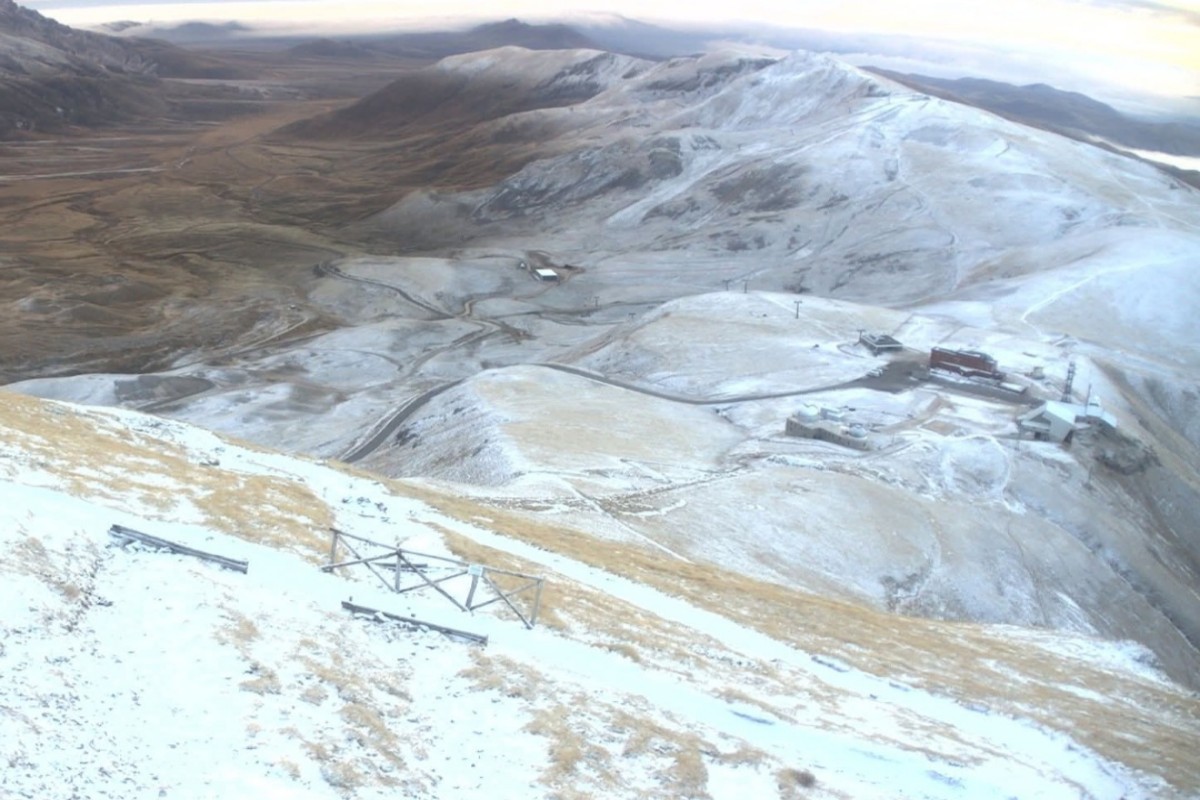 Maltempo Abruzzo: doppia perturbazione atlantica, neve a Campo Imperatore