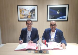 Signature of the MoU between NSSTC and Thales Alenia Space