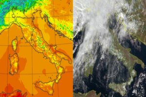Temperature massime e satellite 2 novembre