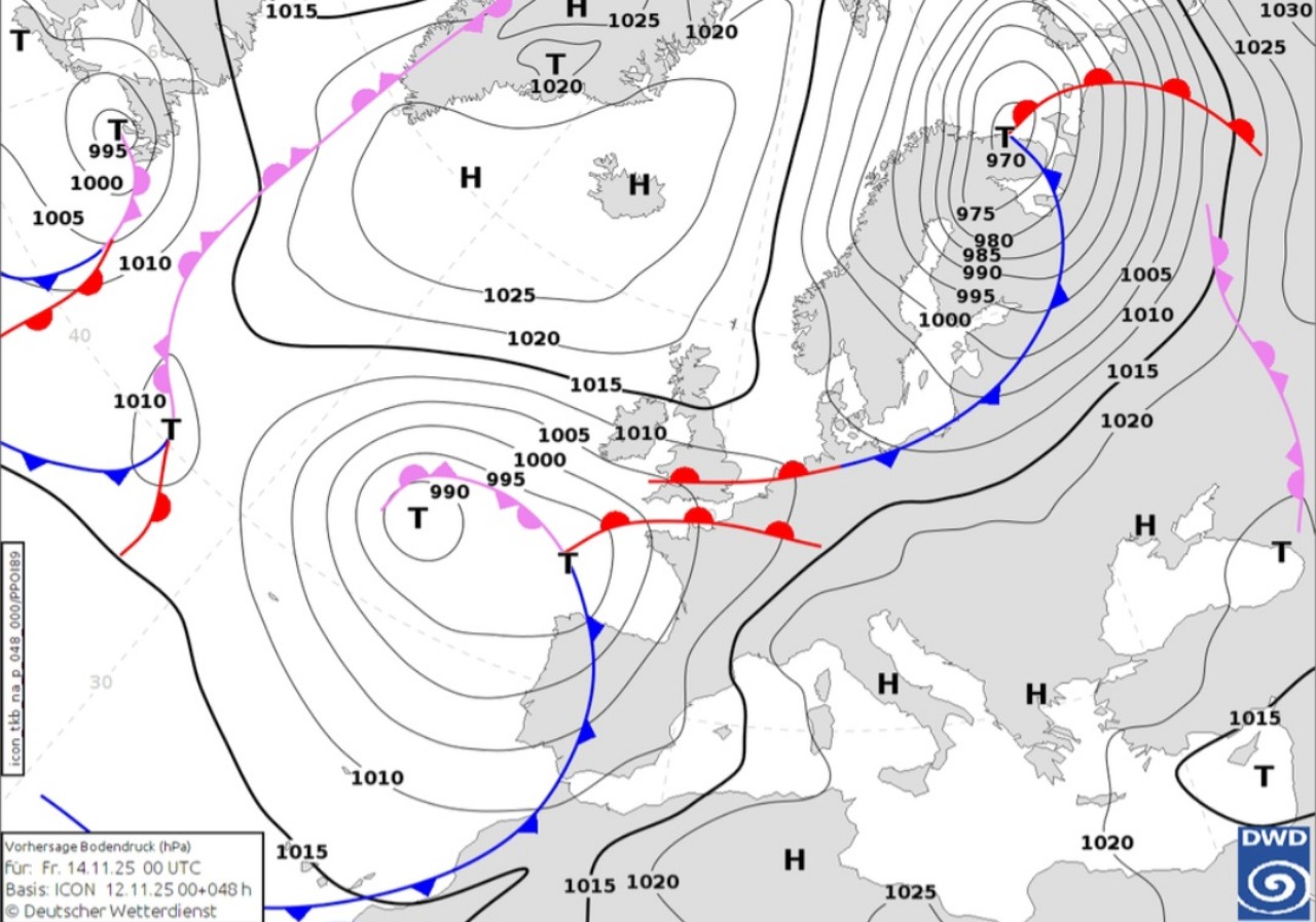 Tempesta atlantica Portogallo 