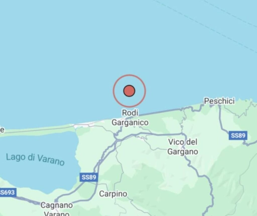 Terremoto Costa Garganica