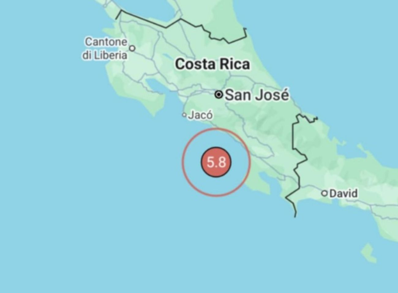 Terremoto Costa Rica