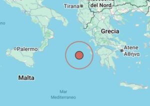 Terremoto Mar Ionio