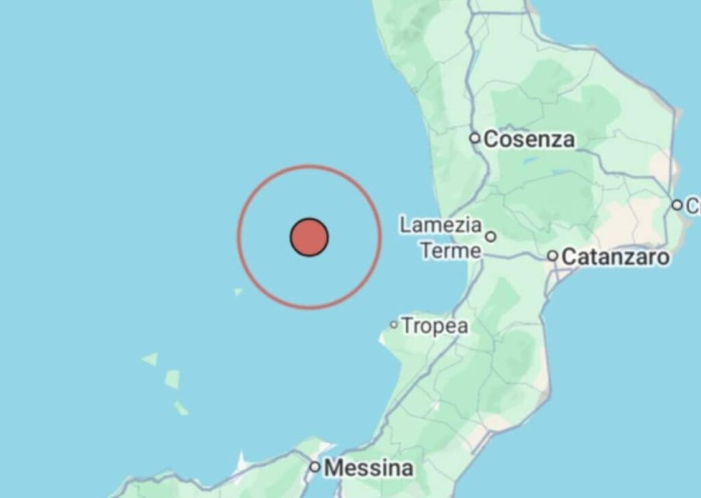 Terremoto Mar Tirreno
