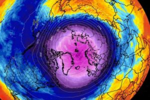 Vortice polare 8 novembre