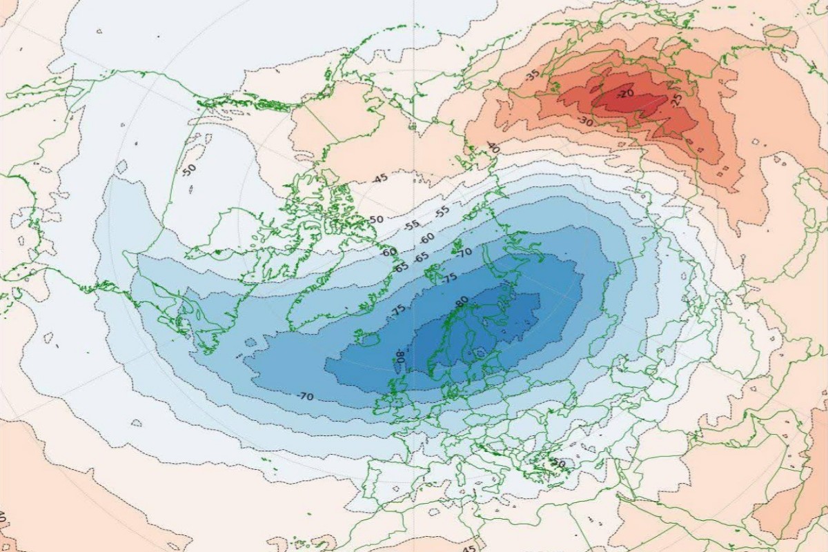 Meteo, Tempesta sull’inverno 2025-2026: un secondo riscaldamento stratosferico mai così precoce conferma una stagione gelida e nevosa